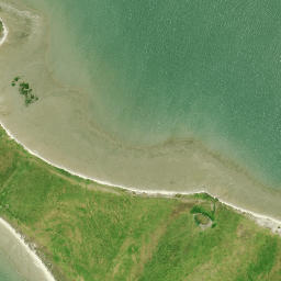 Satellite imagery of Karakanui Point, NZ