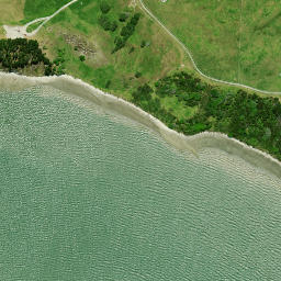 Satellite imagery of Page Point, NZ