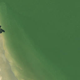 Satellite imagery of Te Kuri Point, NZ
