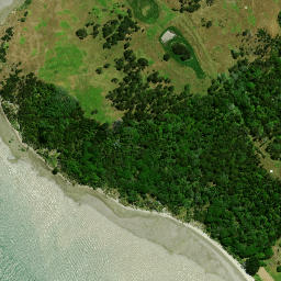Satellite imagery of Whakapirau/Rocky Point, NZ