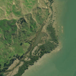 Satellite imagery of Paparoa Point, NZ