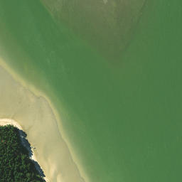 Satellite imagery of Tomb Point, NZ