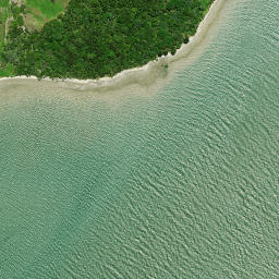 Satellite imagery of Te Whakarapa Point, NZ