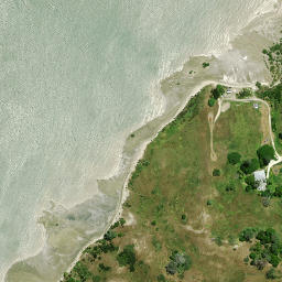 Satellite imagery of Te Hoanga Point, NZ