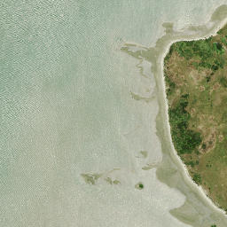 Satellite imagery of Te Hoanga Point, NZ