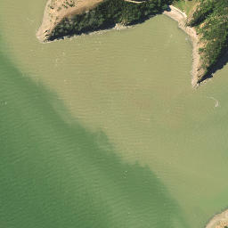 Satellite imagery of Owhareao Point, NZ
