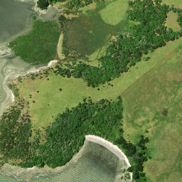 Satellite imagery of Paparoa Point, NZ