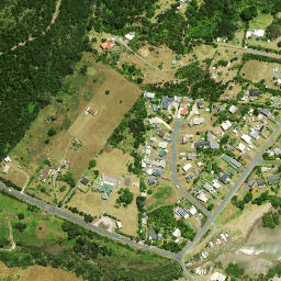 Satellite imagery of Te Whau Point, NZ