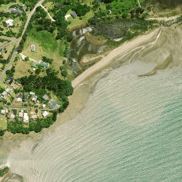 Satellite imagery of Te Whau Point, NZ