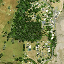 Satellite imagery of Te Whau Point, NZ