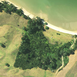 Satellite imagery of Te Ta Point, NZ