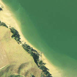 Satellite imagery of Matihe Point (Beacon Point), NZ