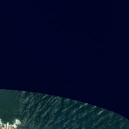 Satellite imagery of Cape Rodney, NZ