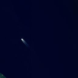 Satellite imagery of Cape Rodney, NZ