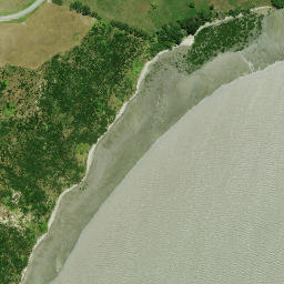 Satellite imagery of Gittos Point, NZ