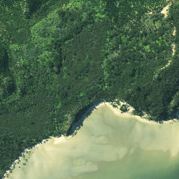 Satellite imagery of Toetoe Point, NZ