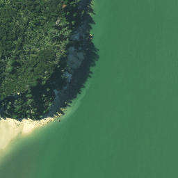 Satellite imagery of Toetoe Point, NZ