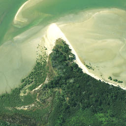 Satellite imagery of Pareotaunga Point, NZ
