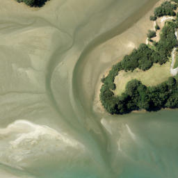 Satellite imagery of Te Taumutu Point, NZ