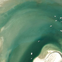 Satellite imagery of Te Taumutu Point, NZ