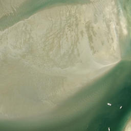 Satellite imagery of Te Taumutu Point, NZ