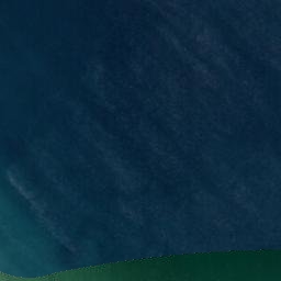Satellite imagery of Te Kie Point, NZ