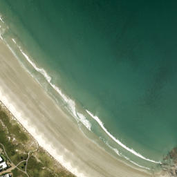 Satellite imagery of Te Kie Point, NZ