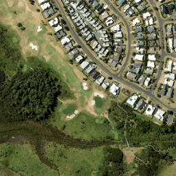 Satellite imagery of Te Kie Point, NZ