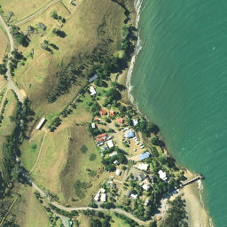 Satellite imagery of Pouto Point, NZ