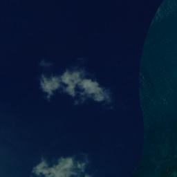 Satellite imagery of Bluebell Point, NZ