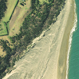 Satellite imagery of Pouto Point, NZ