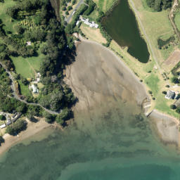 Satellite imagery of Motutara Point, NZ