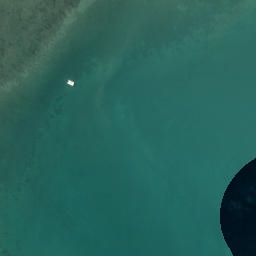Satellite imagery of Karangatuoro Point, NZ