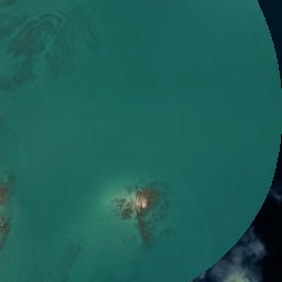 Satellite imagery of Karangatuoro Point, NZ