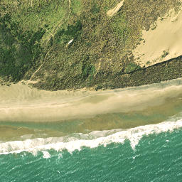 Satellite imagery of Kaipara Head, NZ