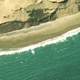 Satellite imagery of Kaipara Head, NZ