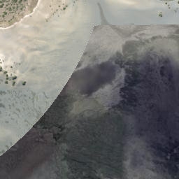 Satellite imagery of Te Ngaio Point, NZ