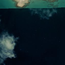 Satellite imagery of Karangatuoro Point, NZ