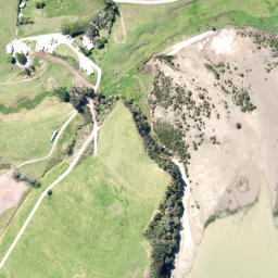 Satellite imagery of Orongo Point, NZ