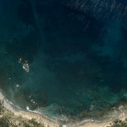 Satellite imagery of Slater Point, NZ