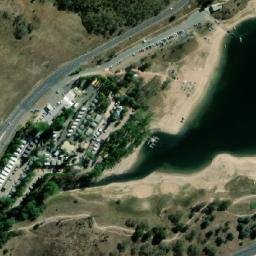 Satellite imagery of Curiosity Rocks, AU