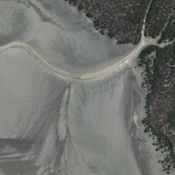 Satellite imagery of Breach Point, NZ