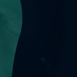 Satellite imagery of Mullet Point, NZ
