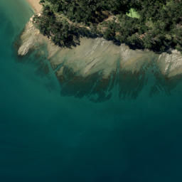 Satellite imagery of Percy Point, NZ
