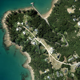 Satellite imagery of Elizabeth Point, NZ