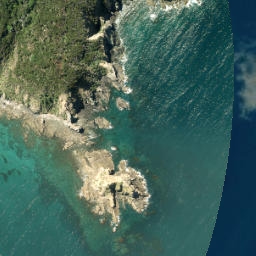Satellite imagery of Kawau Point, NZ