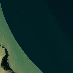 Satellite imagery of Te Kawau Point, NZ
