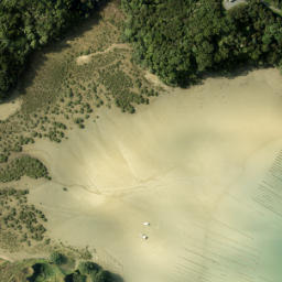 Satellite imagery of Oaua Point, NZ