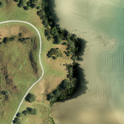Satellite imagery of Oaua Point, NZ