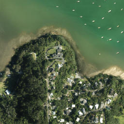 Satellite imagery of Opahi Point, NZ